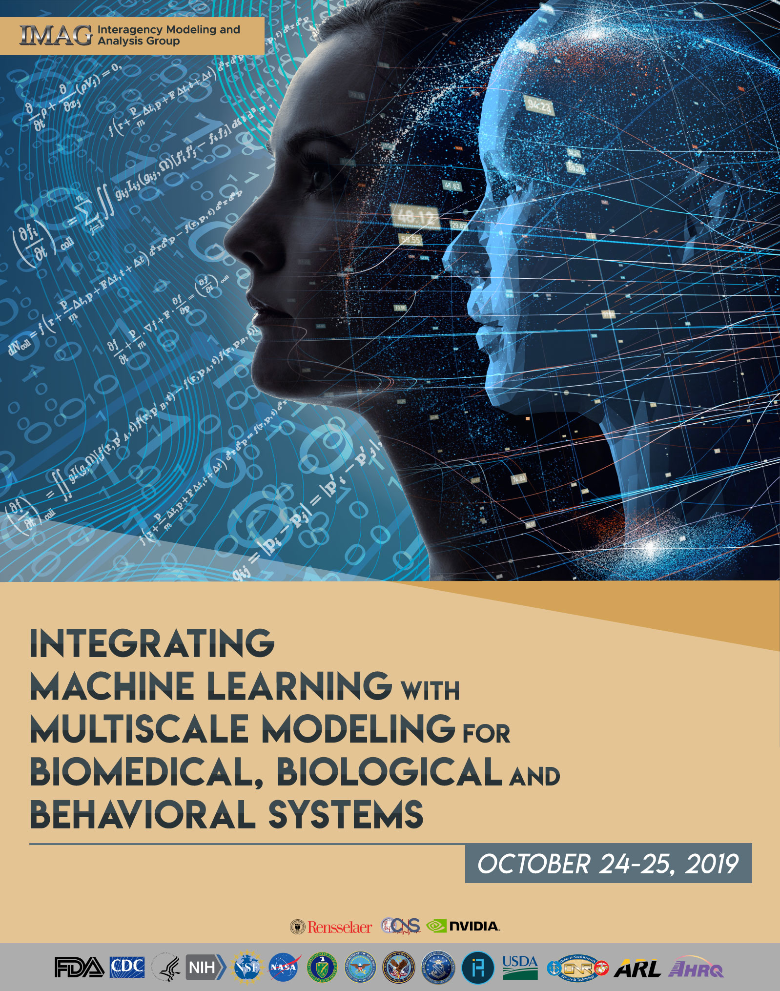 poster of Integrating Machine Learning with Multiscale Modeling for Biomedical